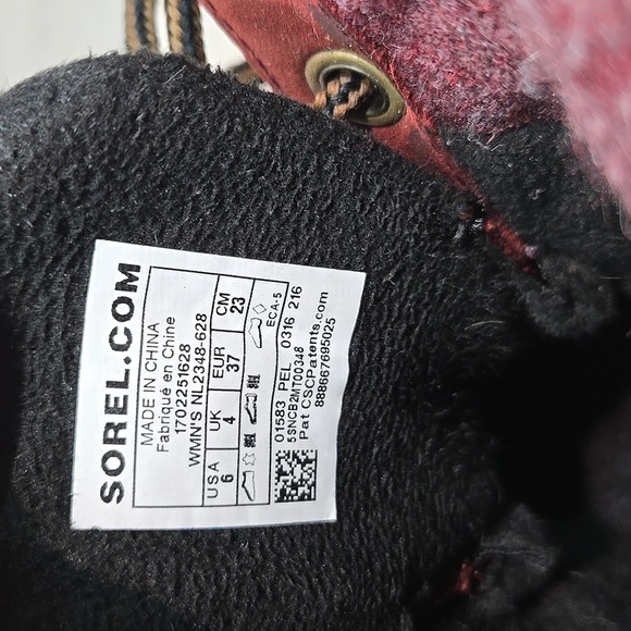 Sorel Wome Slimpack Rain Leather Duck Rubber Boots Lace-Up Waterproof Shoes Sz 6 - Picture 7 of 13